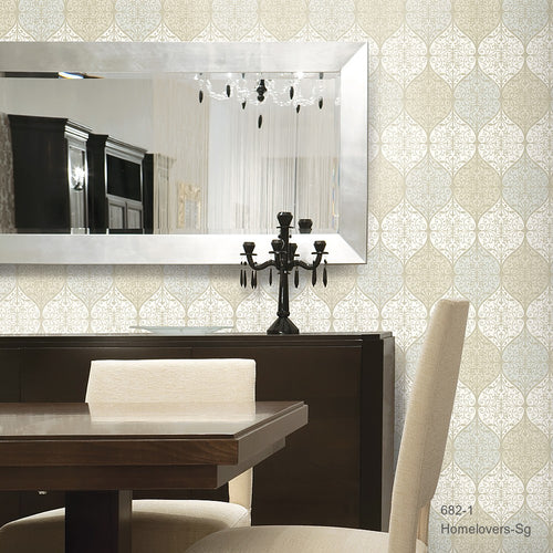 geometric design wallpaper 682-1 (korea)