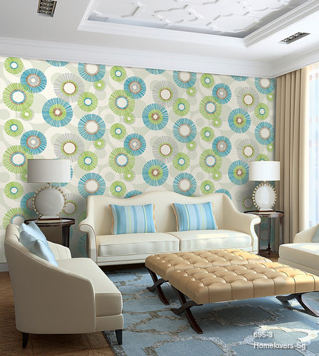 geometric design wallpaper 695-3 (korea)